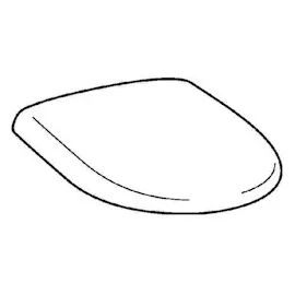 Geberit Renova Nr.1 573010 Duroplast eckig weiß