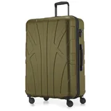 suitline Hartschalenkoffer groß 4-Rollen 76 cm / 96-110 l grün
