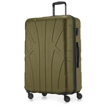 suitline Hartschalenkoffer groß 4-Rollen 76 cm / 96-110 l grün