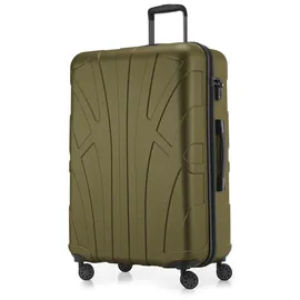 suitline Hartschalenkoffer groß 4-Rollen 76 cm / 96-110 l grün