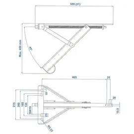 PRO PLUS Höhenverstellbare Nivellierstützen 2 Stück für Anhänger 450 kg