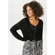 Aniston CASUAL Strickjacke schwarz 44