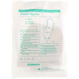 B. Braun Urin Beinbeutel 500 ml Antirefluxvent.60 cm kürzb.