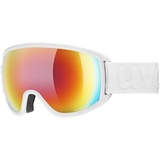Uvex topic FM Wintersportbrille Weiß Unisex Spiegel, Mehrfarbig Sphärisches Brillenglas