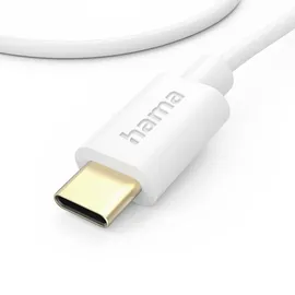 Hama USB-C auf USB-C 1 m Weiß