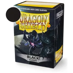 Schutzverpackung für Karten Dragon Shield - Standard Sleeves Classic Black (100 stk)