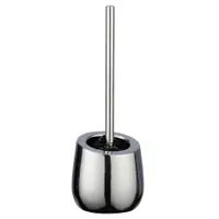 Wenko WC-Garnitur Badi chrom, glänzend Stein, 1 St.