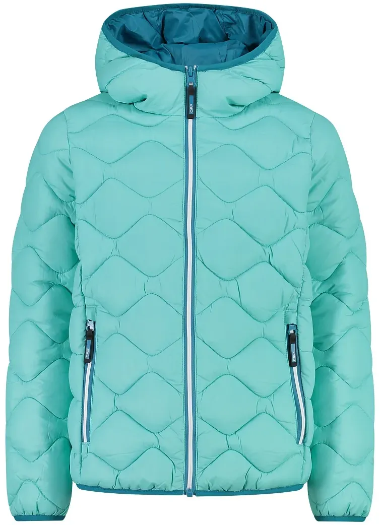 CMP Steppjacke mit Wattierung (wasserabweisend, warm) aquablau Kinder