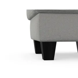 sit&more Stauraumhocker Belluci 58 x 48 x 58 cm Silber