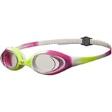 Arena Spider Junior Schwimmbrille für Kinder, Schwimmbrille mit Anti-Beschlag und UV-Schutz, Selbstjustierender Nasensteg, Hypoallergene Silikondichtungen