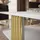 lookway SAPHIRA Gold Holzwerkstoff 100 x 40 x 100 cm