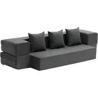 Vevor Schlafcouch 3-Sitzer Hellgrau