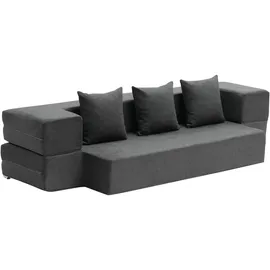Vevor Schlafcouch 3-Sitzer Hellgrau