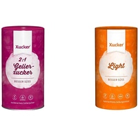 Xucker Gelier Xucker 1kg kalorienreduzierte 2:1 Gelierzucker Alternative - aus Xylit aus Frankreich& Light Erythrit 1kg Dose - kalorienfreier Zuckerersatz als Vegane & zahnfreundliche Zucker