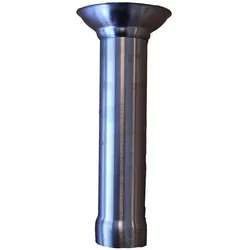 Standrohr aus Edelstahl mit Schüssel 220 mm für 50 mm Abfluss