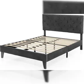 Costway 140 x 200 cm Schwarz