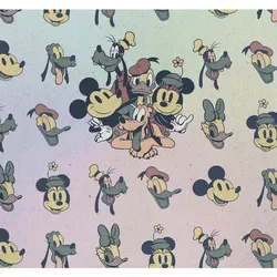 KOMAR Vliestapete »Mickey Fab5«, bunt, glatt