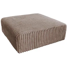 KAWOLA Hocker WIOLO SOFT Cord Braun