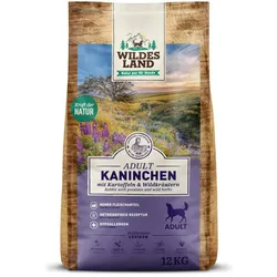 Wildes Land Kaninchen Hundetrockenfutter WL Kaninchen 12kg Hundetrockenfutter