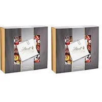 Lindt Schokolade LINDOR Home Office Box | 935 g | Ca. 74 Kugeln mit zartschmelzender Füllung, Sorten: Milch, Dark 60%, Weiß, Haselnuss, Caramel | Pralinen- und Schokoladengeschenk | Großpackung