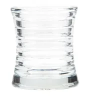 Sovie CANDLES Kerzenglas Curve Ø 80 mm H 100 mm Transparent