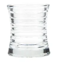 Sovie CANDLES Kerzenglas Curve Ø 80 mm H 100 mm Transparent