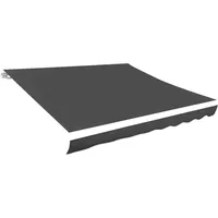 deluke Markisenbespannung 400 x 350 cm anthrazit
