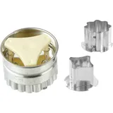 Zenker Ausstecher-Set Linzer 3-teilig, silber (44833)