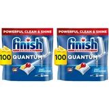 FINISH Ultimativer All-in-1-Geschirrspüler, 100 Tabs – Zitrone, 2 Stück