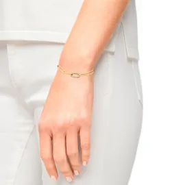 s.Oliver Statemenarmband Edelstahl gelbgold 2037987 Größe 20 cm