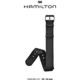 Hamilton Nylon Khaki Field Auto Band-set Textil Nato Schwarz 20/20 H694.893.101 - schwarz