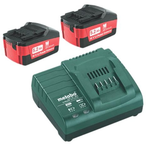 METABO Akku-Starter-Set Li-Power, Akkukapazität: 5,2Ah