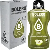 (165,28€/kg) 12 Sticks Bolero Birne Pear Pulver Getränkepulver zuckerfrei