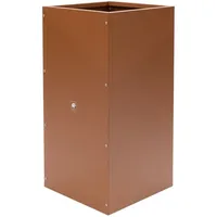 Herstera Pflanzkübel Cube 50 x 50 x 100 cm Braun