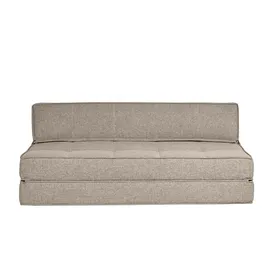 miliboo Schlafcouch Stoff 2-Sitzer Schwarz