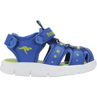 KangaROOS Jungen Unisex Kinder K-mini Sandale, Navy/Lime, 23 EU