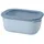 Mepal Cirqula rechteckig nordic blue 1,5 l