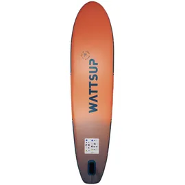 Wattsup - SUP Stand Up Paddle aufblasbar F11 11' - 335x81x15 cm Dropstitch - Komplettset: Paddel, Leash, Pumpe, Transporttasche - Bis zu 150 kg - Blau