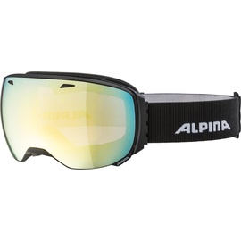 Alpina Big Horn QV - Verspiegelte, Selbsttönende & Kontrastverstärkende Skibrille Mit 100% UV-Schutz Für Erwachsene