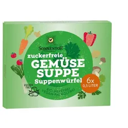 Sonnentor Gemüsesuppe Suppennwürfel zuckerfrei bio