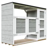 TIMBELA Mülltonnenbox M981a 217 x 159 cm grau