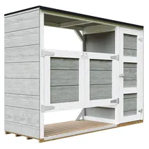 TIMBELA Mülltonnenbox M981a 217 x 159 cm grau