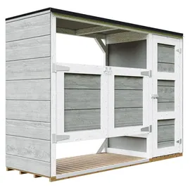 TIMBELA Mülltonnenbox M981a 217 x 159 cm grau