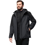 Jack Wolfskin Herren Glaabach 3in1 Jkt M Jacket, Schwarz, S EU