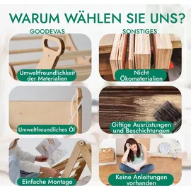 goodevas Kletterdreieck 5-in-1 Montessori Beige