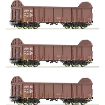 Roco 6600131 H0 3er-Set Offene Güterwagen der DB AG