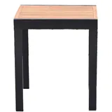 Merxx Balkonausziehtisch 130 x 65 x 75 cm natur/grau