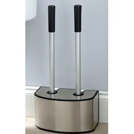 Bischof WC-Garnitur Kendo Silber/Schwarz