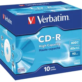 Verbatim CD-R 800MB 40x 10er Pack Jewelcase