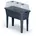 Hochbeet 59x36x75cm Kunststoff x 59 6 x 75 3 Anthracite One Size
